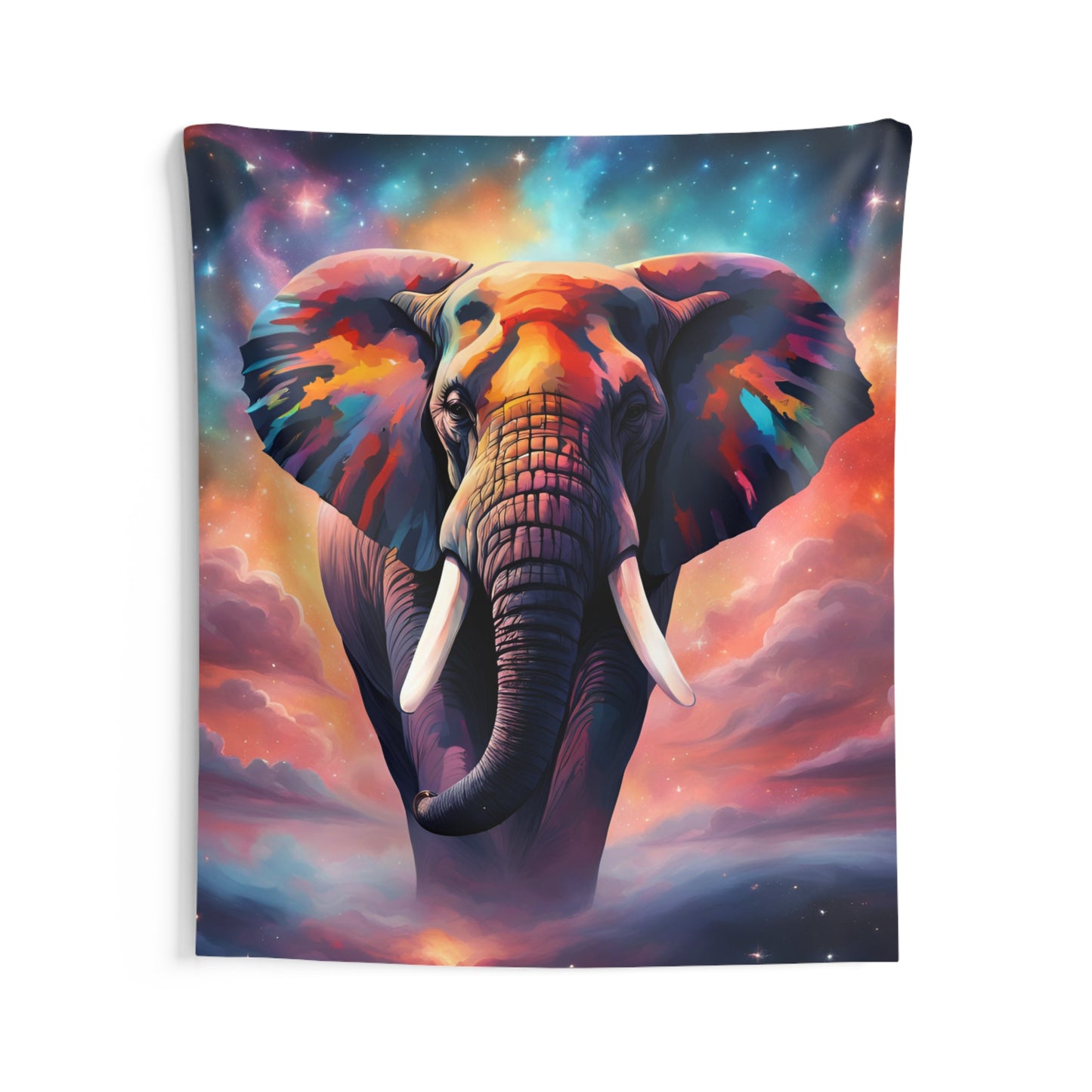 Ts1st - Elephant Contrast Art Wall Tapestry – Elevate Your Space 🐘