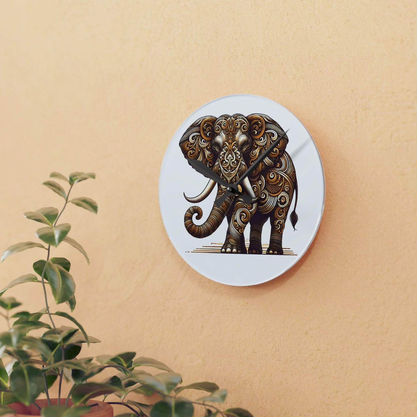 Elephant - Wall Clock - Designed By Ts1st