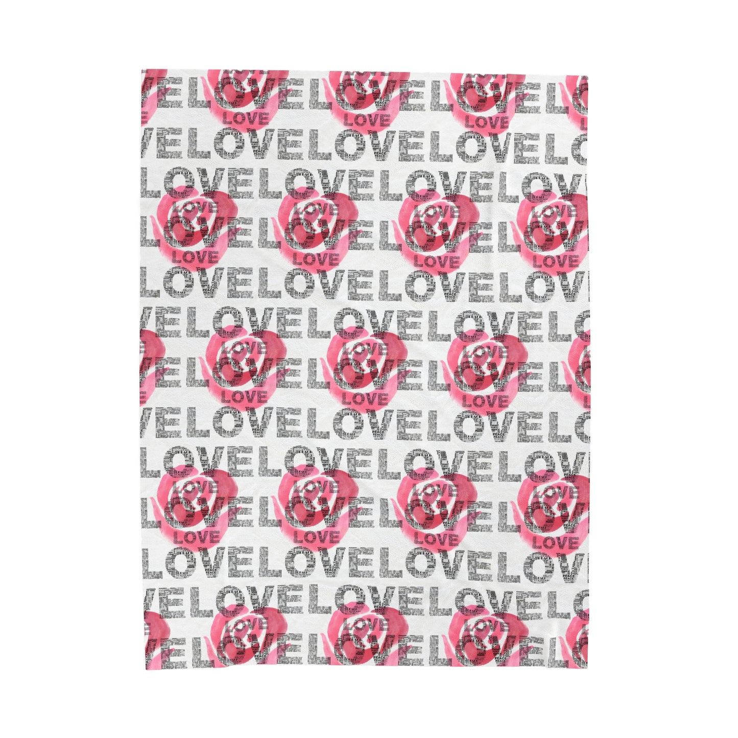 Cozy Valentine's Day Love Print Blanket – The Perfect Gift of Warmth - By Ts1st