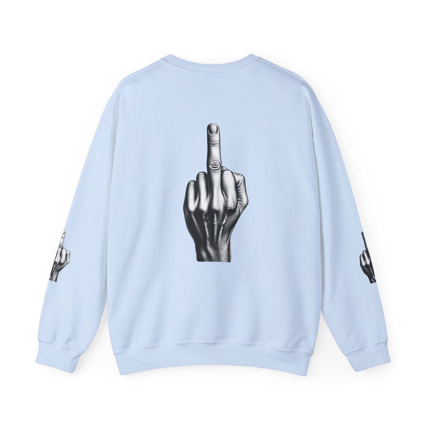 Middle Finger Graphic Unisex Crewneck Sweatshirt - Ts1st