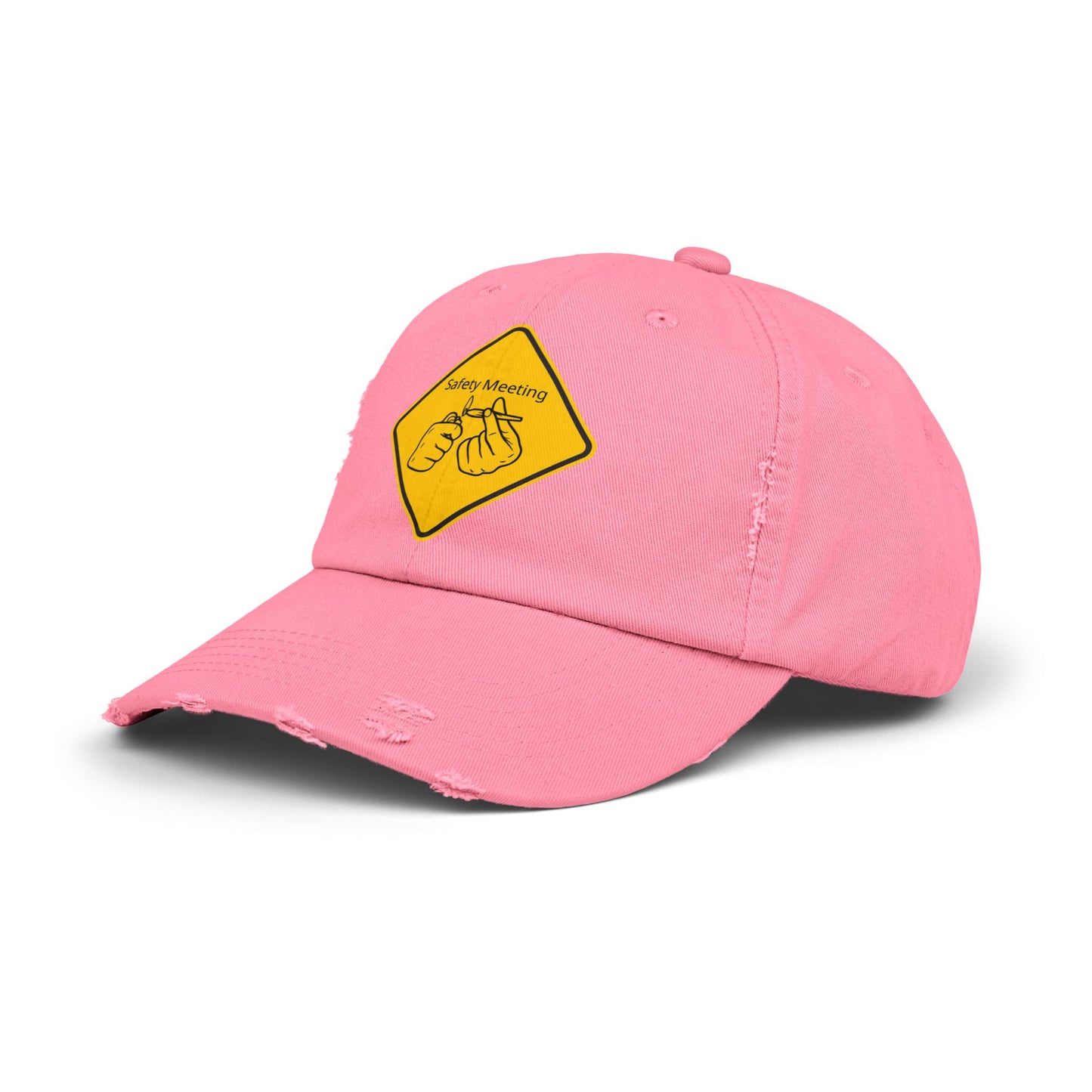 Distressed Hats: Safety Meeting design - Ts1st