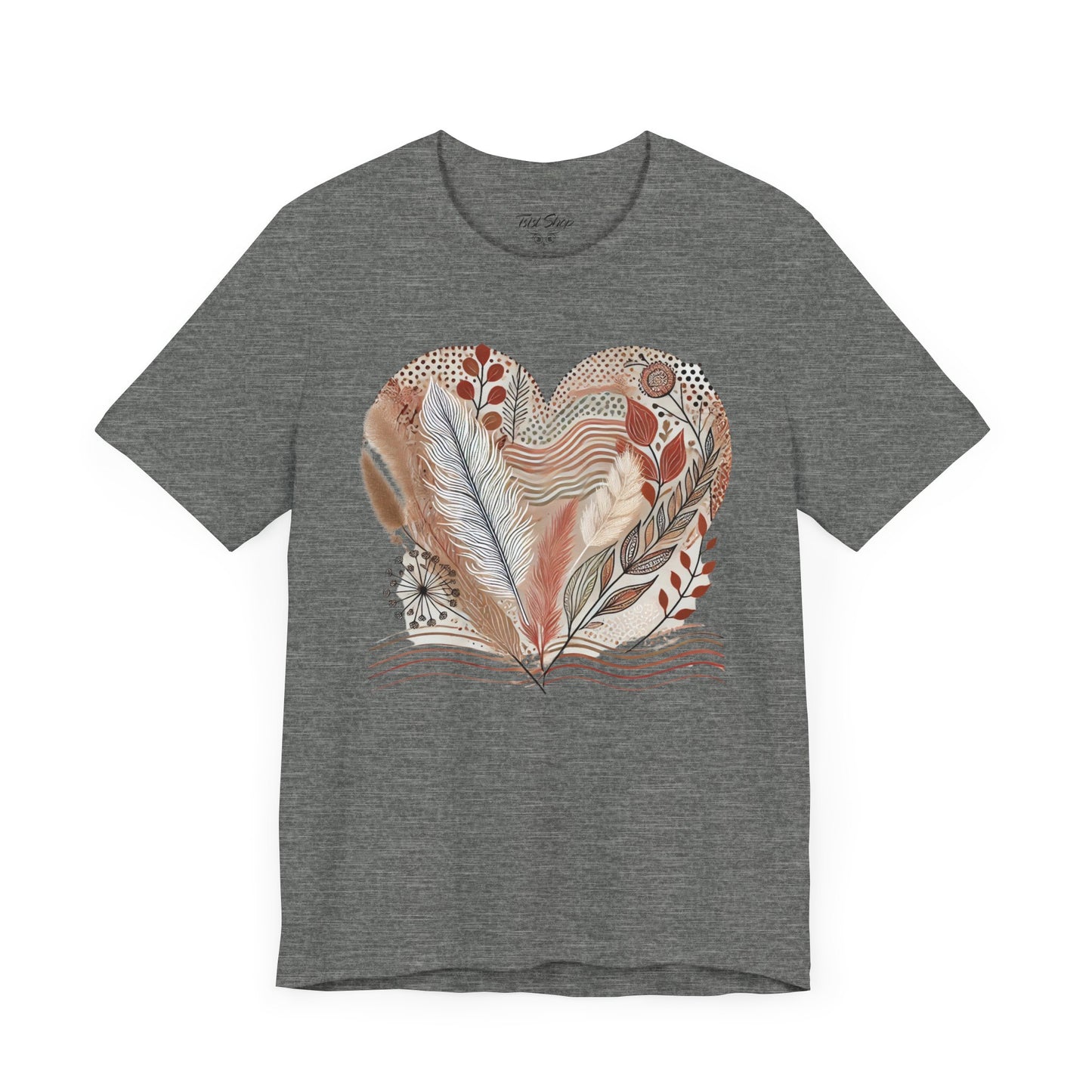 Boho Heart Unisex Jersey Tee – Comfy Vibes for Everyday - By Ts1st Shop