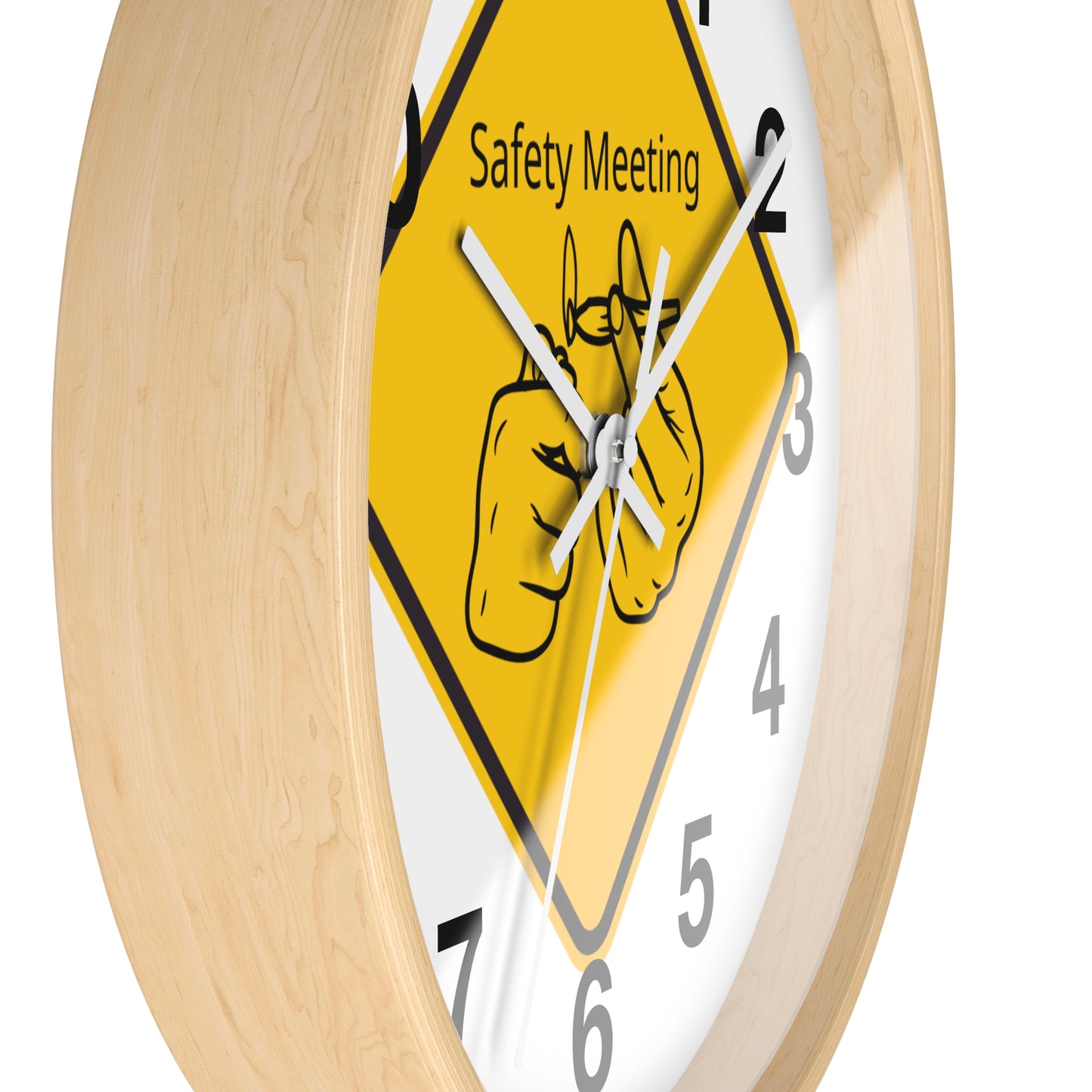 Safety Meeting Wall Clock