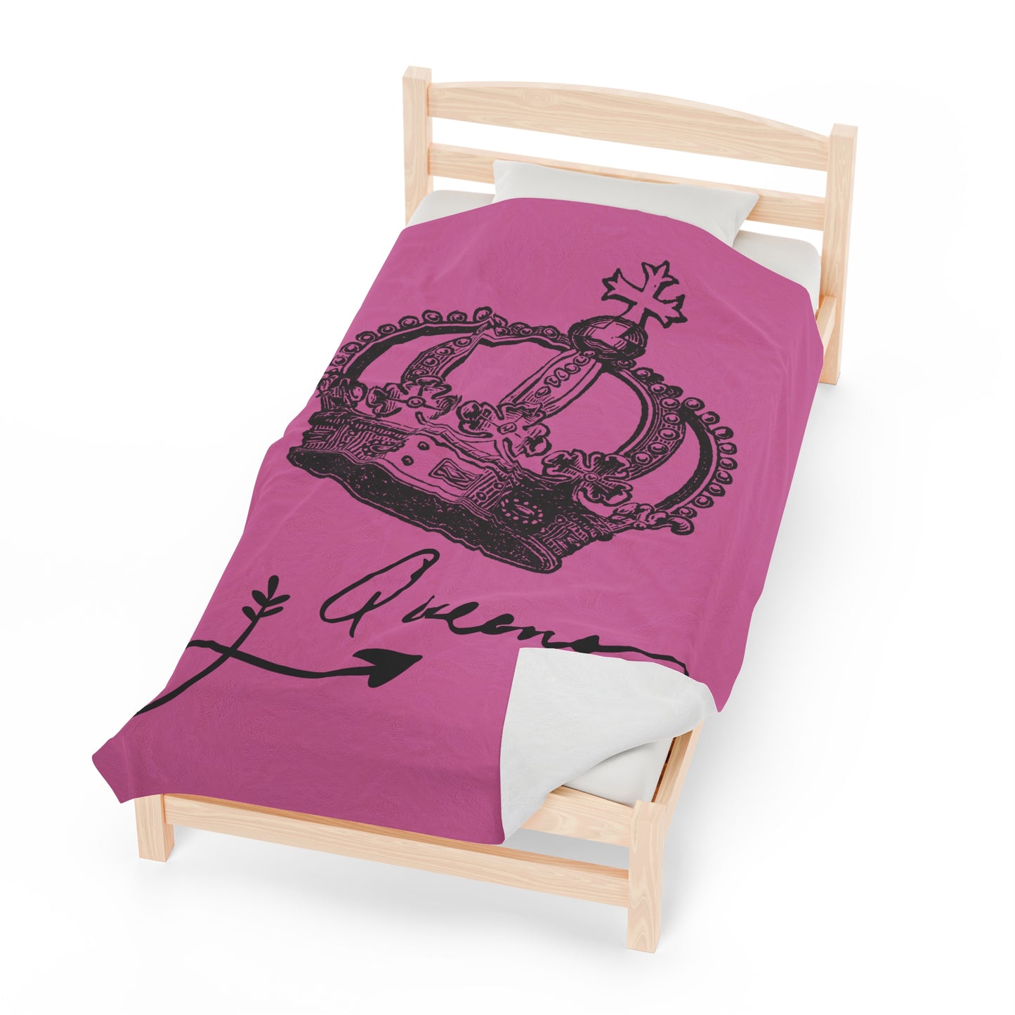 Plush "Queens" Velveteen Blanket – Soft & Luxurious - Ts1st Shop