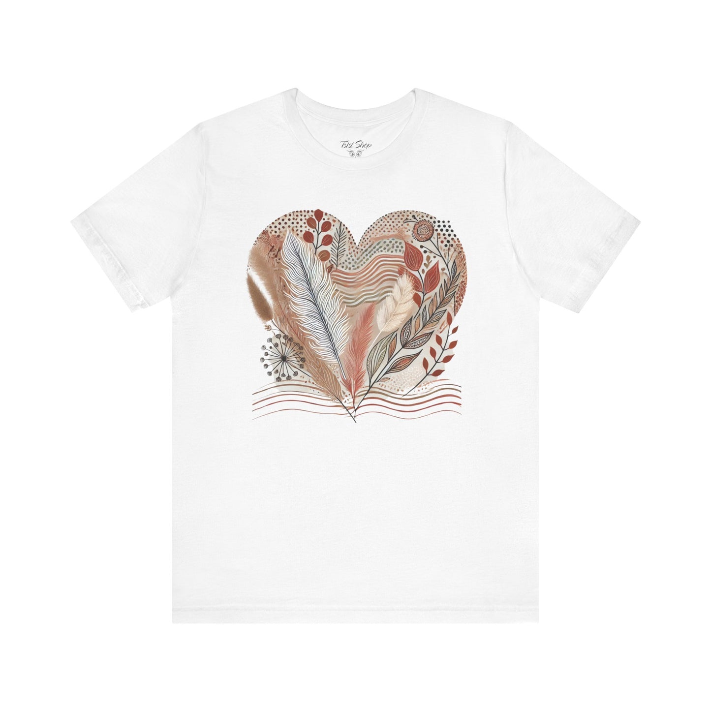 Boho Heart Unisex Jersey Tee – Comfy Vibes for Everyday - By Ts1st Shop