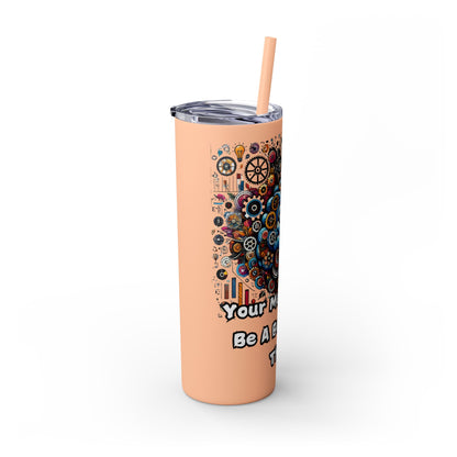 Skinny Tumbler with Straw, 20oz