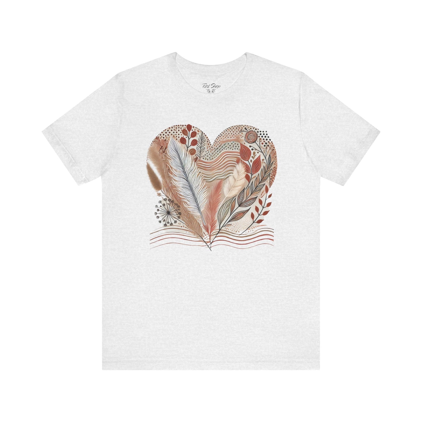 Boho Heart Unisex Jersey Tee – Comfy Vibes for Everyday - By Ts1st Shop