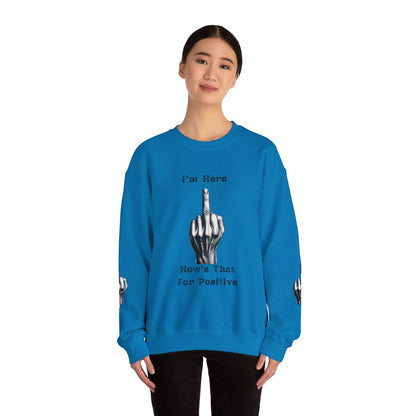 Middle Finger Graphic Unisex Crewneck Sweatshirt - Ts1st