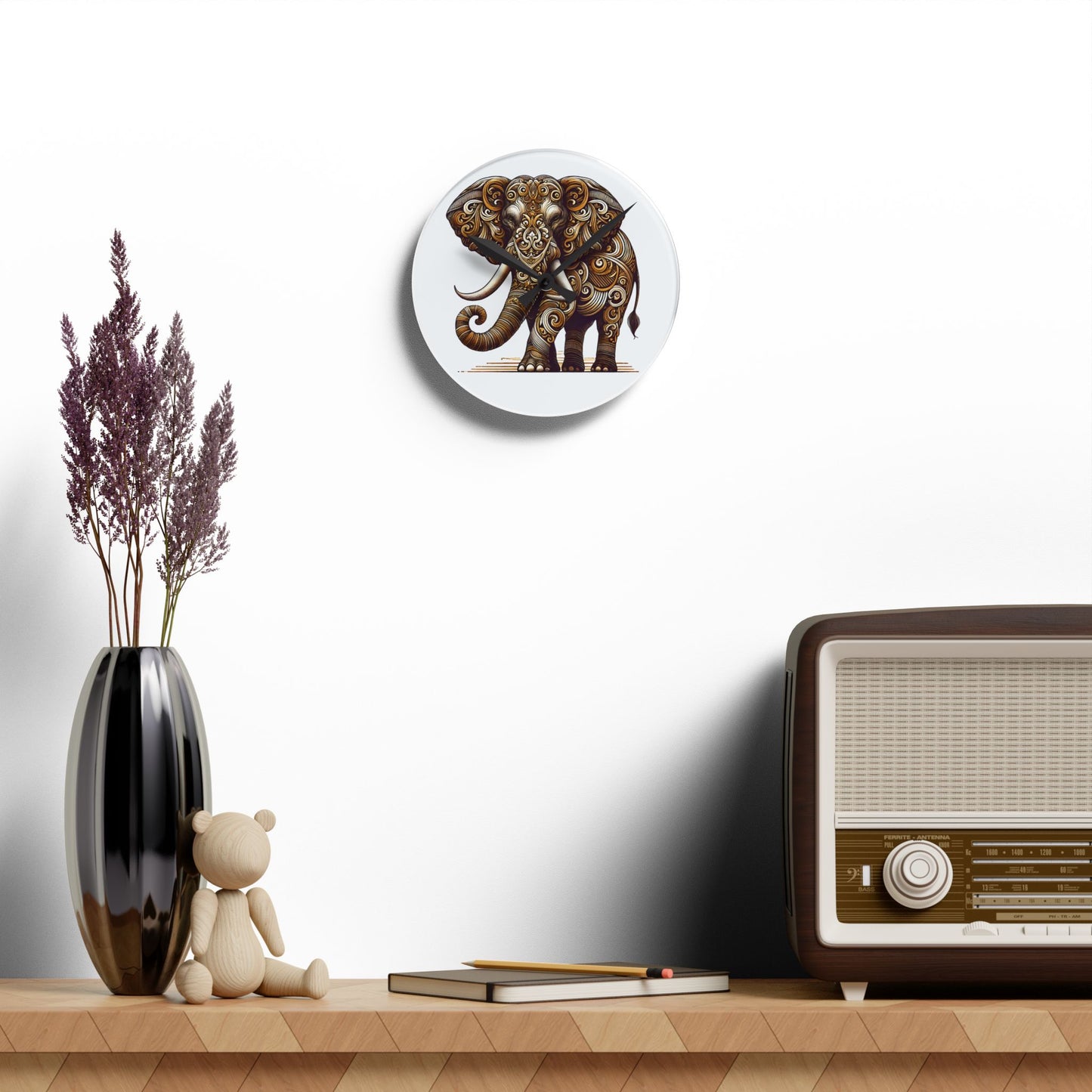 Elephant - Wall Clock - Designed By Ts1st