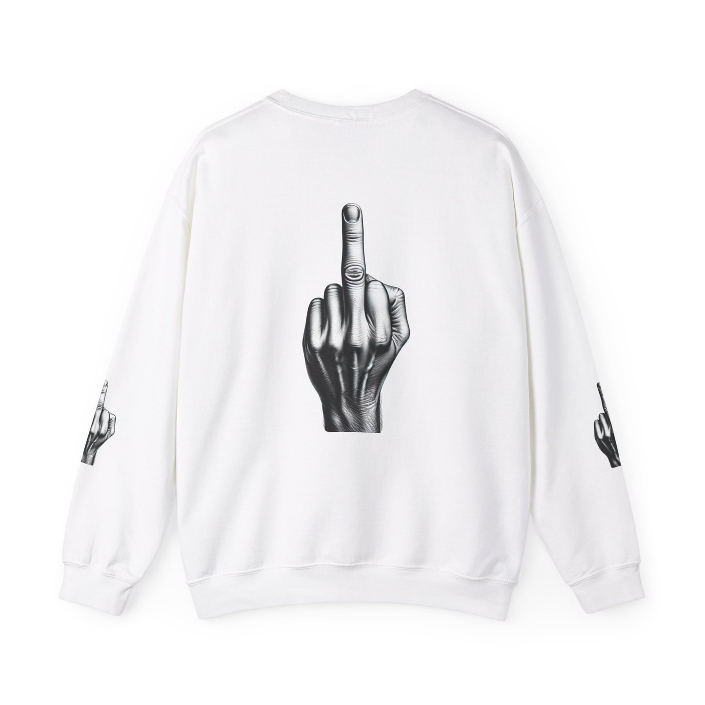 Middle Finger Graphic Unisex Crewneck Sweatshirt - Ts1st