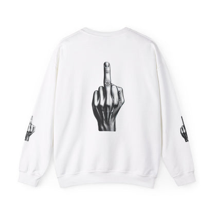 Middle Finger Graphic Unisex Crewneck Sweatshirt - Ts1st