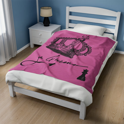 Plush "Queens" Velveteen Blanket – Soft & Luxurious - Ts1st Shop