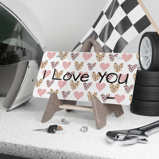 Celebrate Love with a Personalized Valentine’s Day Vanity Plate By Ts1st Shop