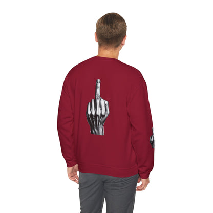 Middle Finger Graphic Unisex Crewneck Sweatshirt - Ts1st