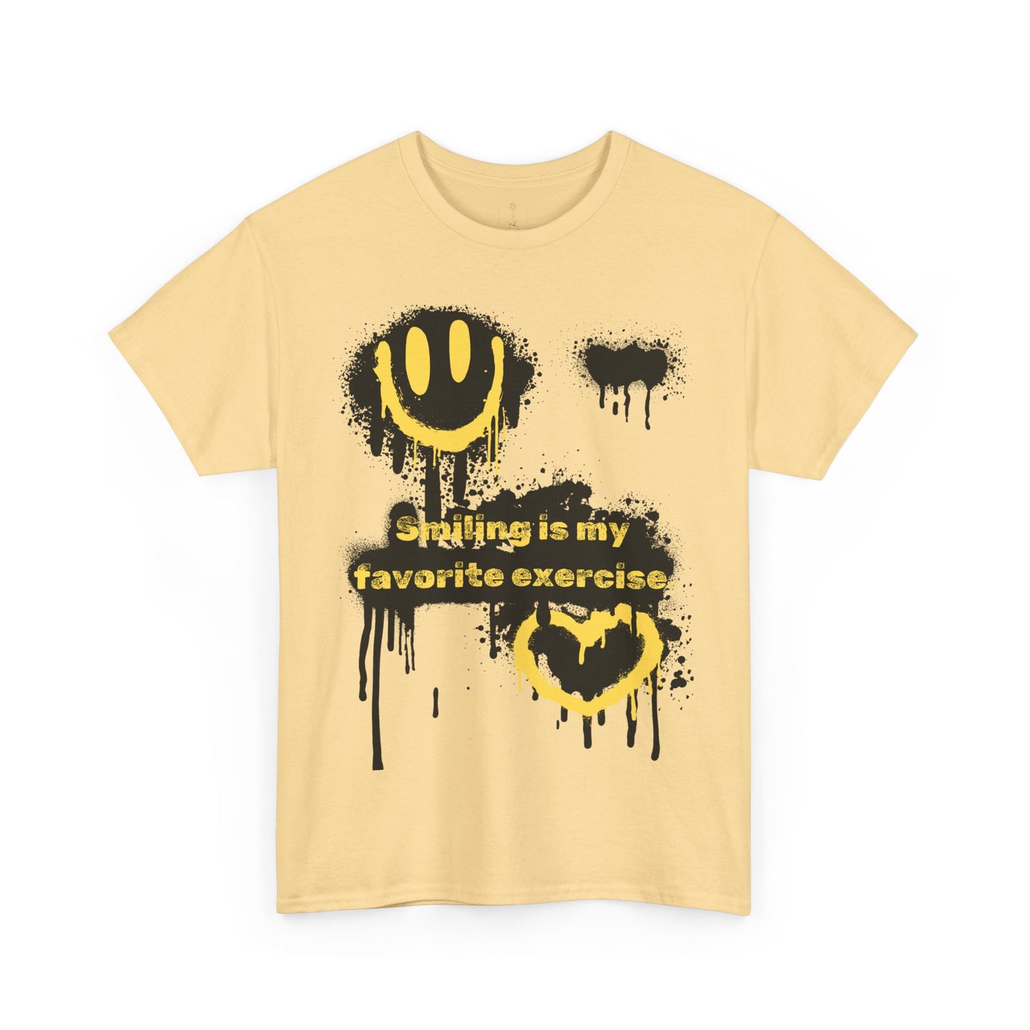 Ts1st Smiling Unisex Heavy Cotton Tee