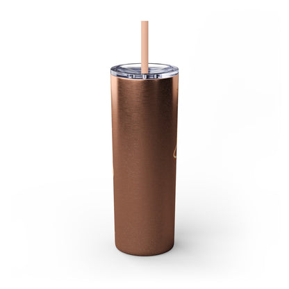 Skinny Tumbler with Straw, 20oz By Ts1st LLC