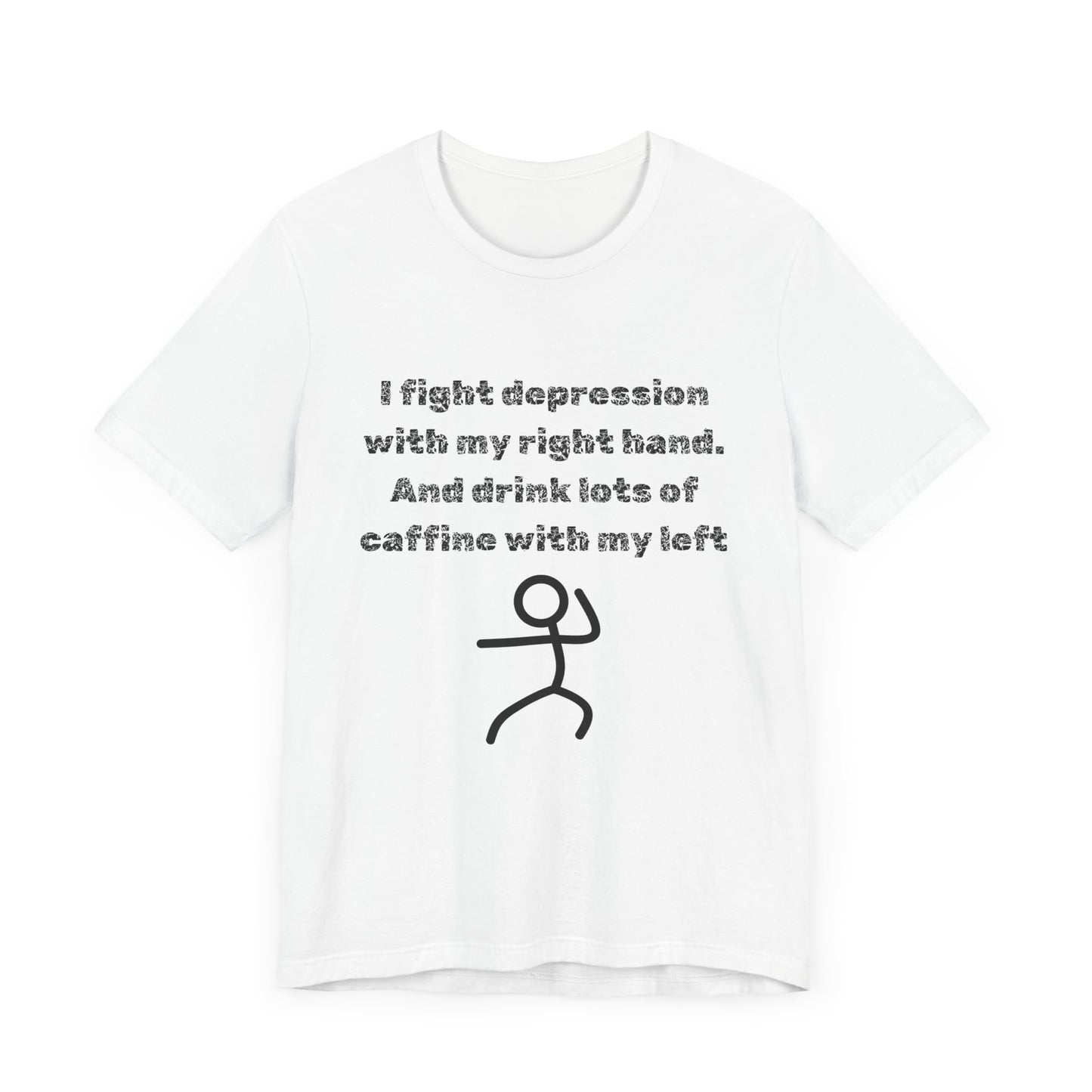 Humorous Mental Health Shirt for Coffee Lovers – Unisex Graphic Tee