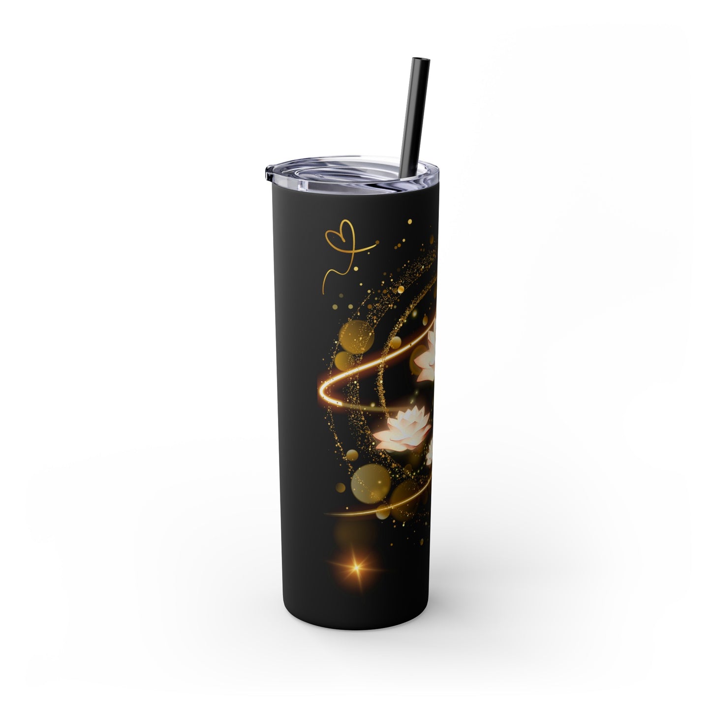 Skinny Tumbler with Straw, 20oz By Ts1st LLC