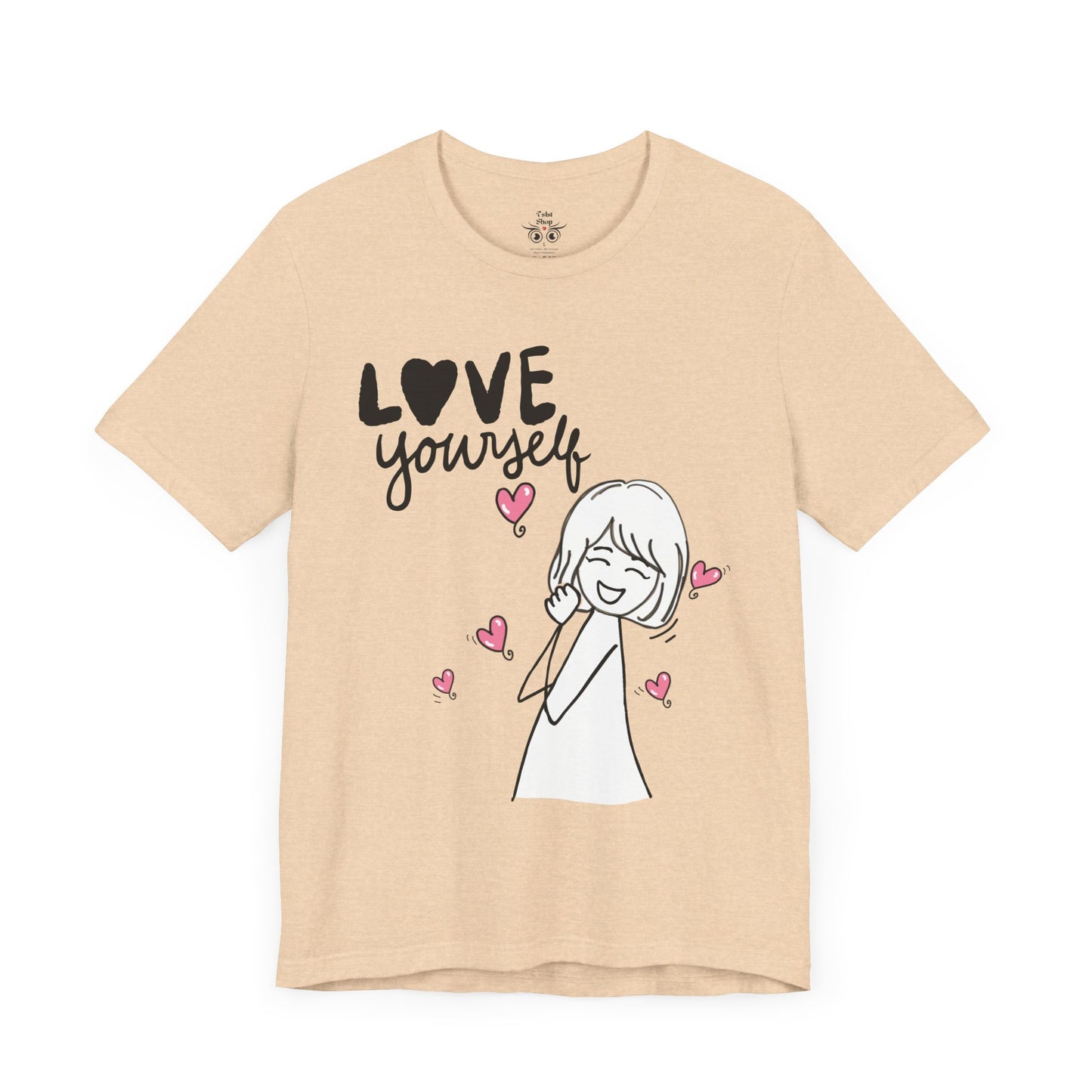 "Love Yourself" Graphic Tee – Classic Unisex Valentine’s Edition - By Ts1st Shop