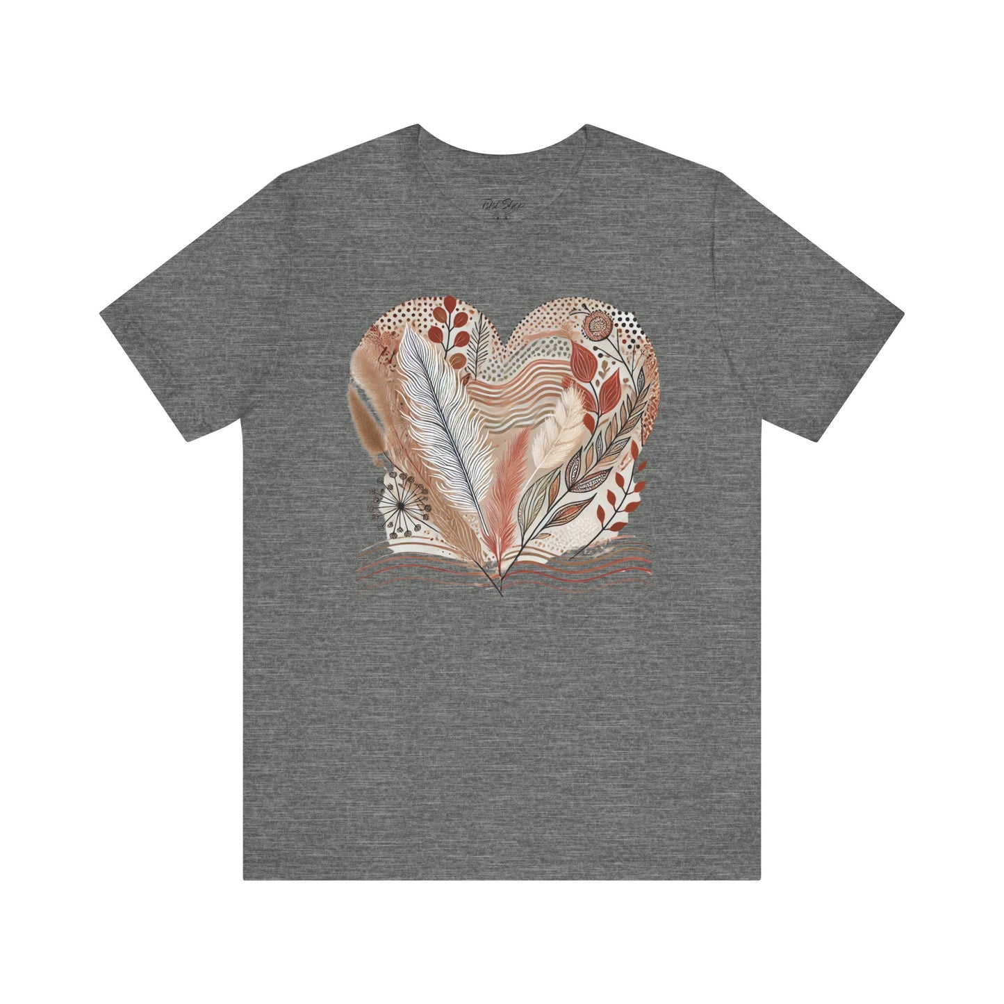 Boho Heart Unisex Jersey Tee – Comfy Vibes for Everyday - By Ts1st Shop