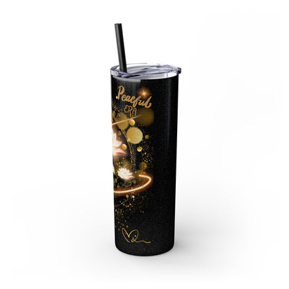 Skinny Tumbler with Straw, 20oz By Ts1st LLC