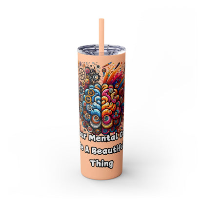 Skinny Tumbler with Straw, 20oz