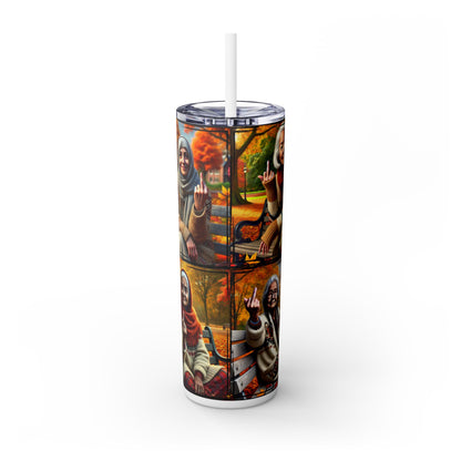 Maars Skinny Tumbler with Straw, 20oz (Designed By Ts1st)