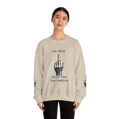 Middle Finger Graphic Unisex Crewneck Sweatshirt - Ts1st