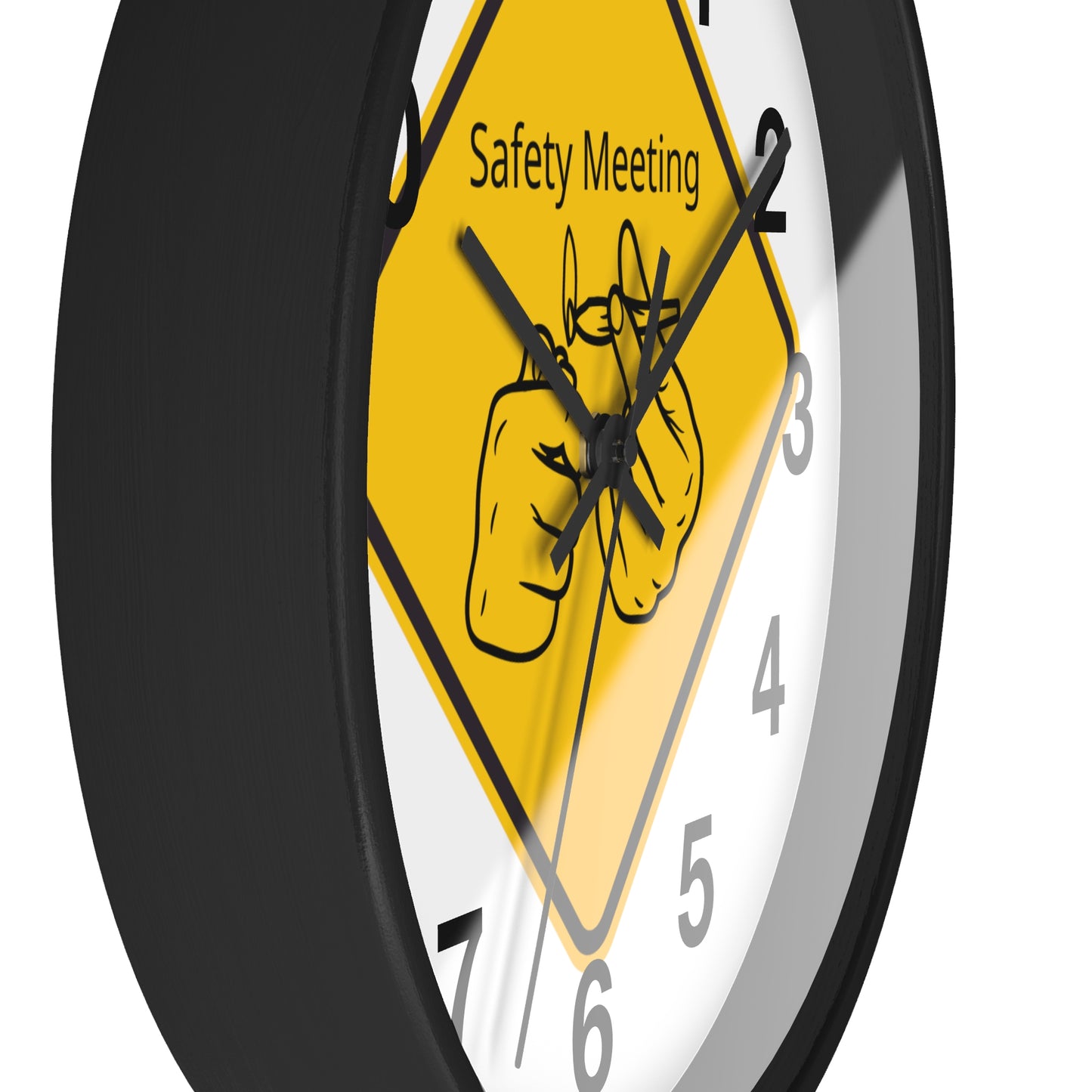 Safety Meeting Wall Clock