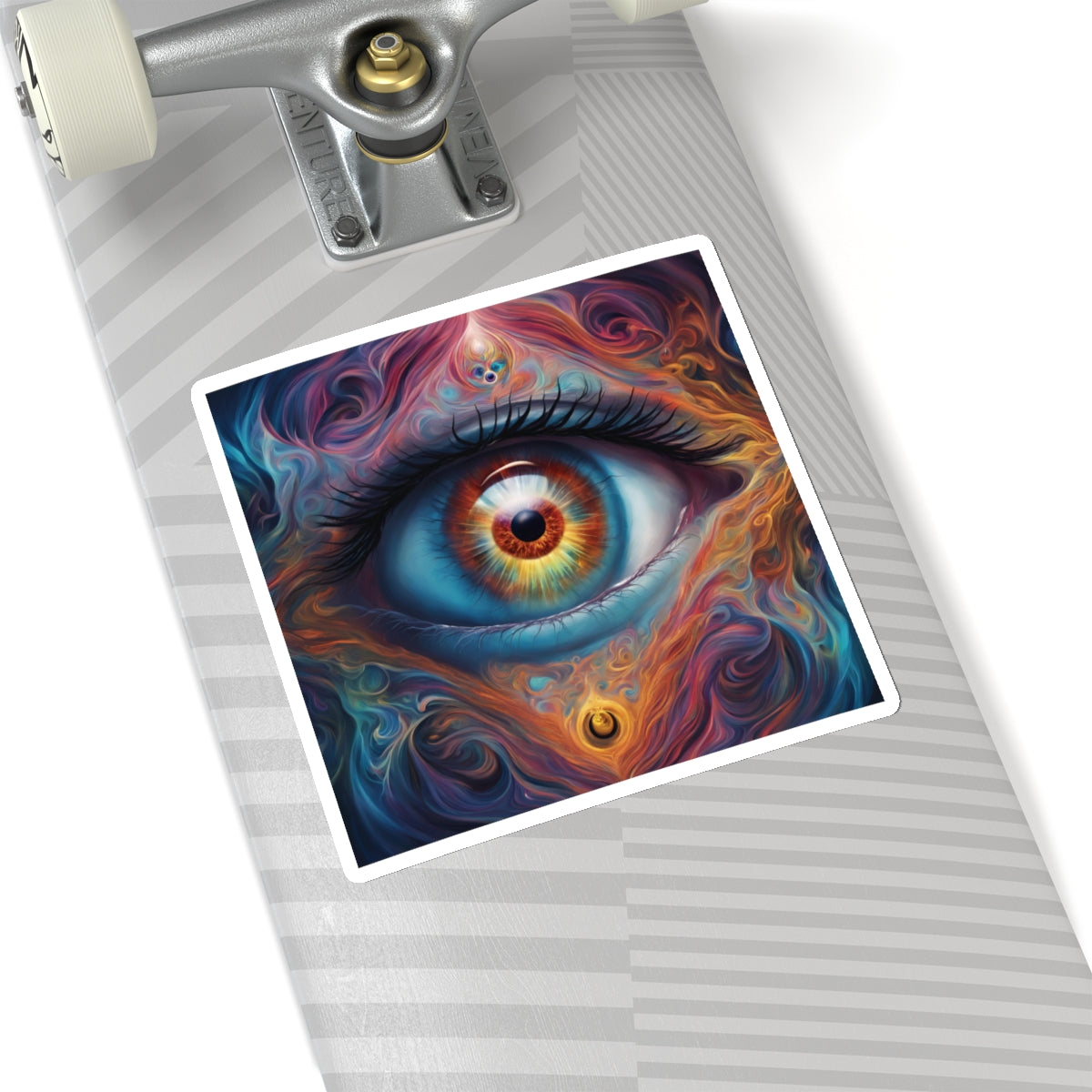 Ts1st - Custom Kiss-Cut Evil Eye Stickers – AI-Generated Art Edition 🧿✨