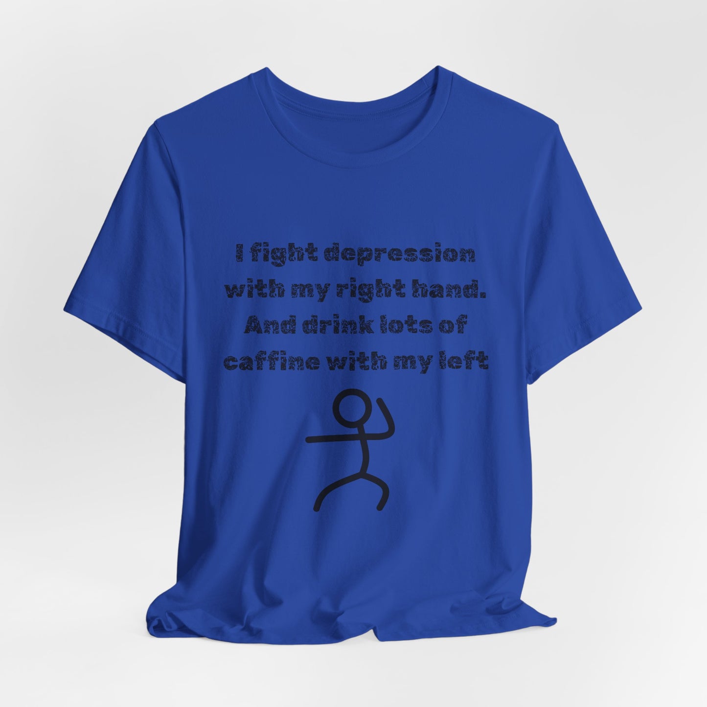 Humorous Mental Health Shirt for Coffee Lovers – Unisex Graphic Tee