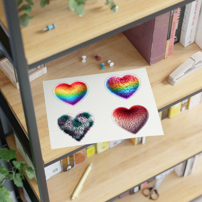 3D Puffy Heart Vinyl Sticker Sheet – Unique Ts1st Shop Design