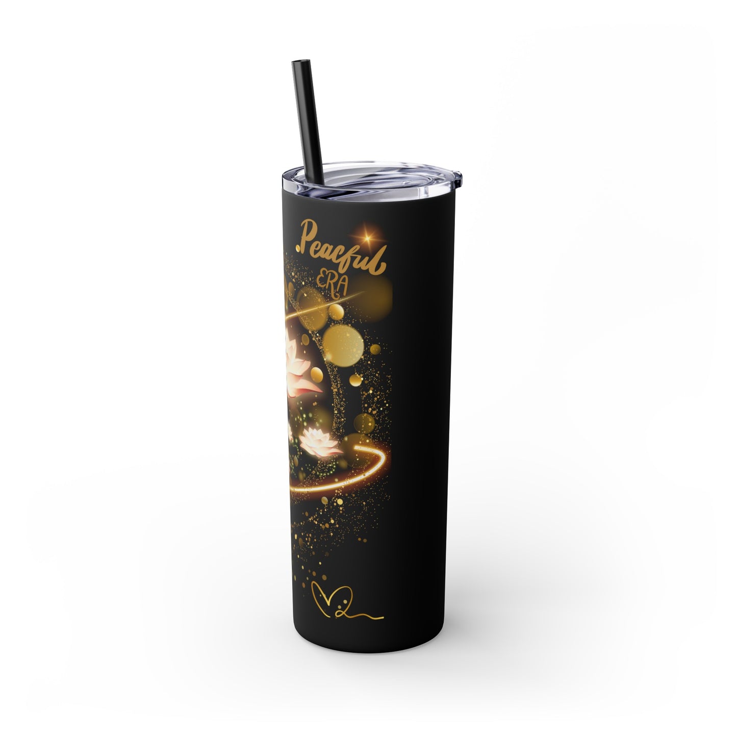 Skinny Tumbler with Straw, 20oz By Ts1st LLC