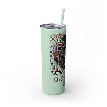 Skinny Tumbler with Straw, 20oz