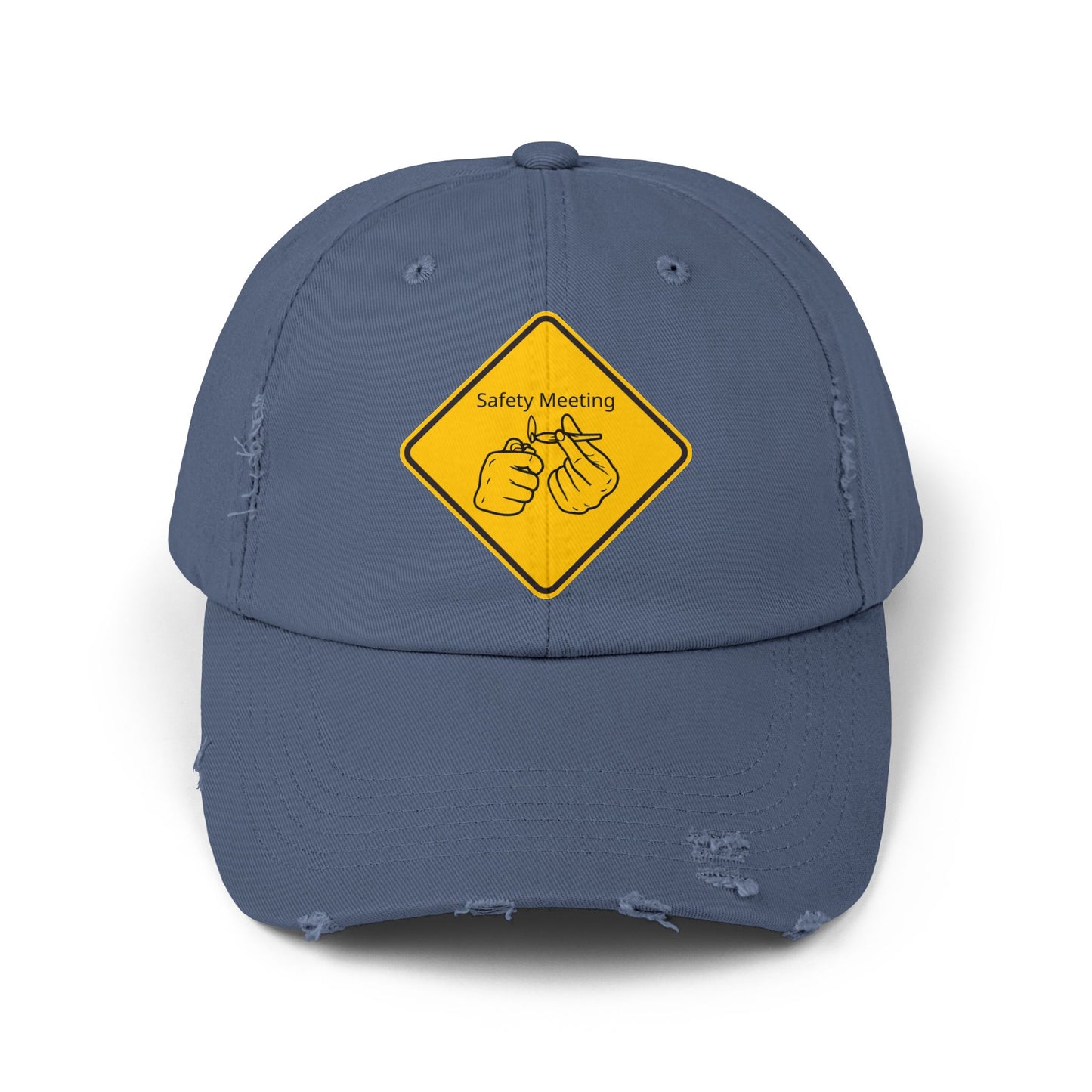 Distressed Hats: Safety Meeting design - Ts1st