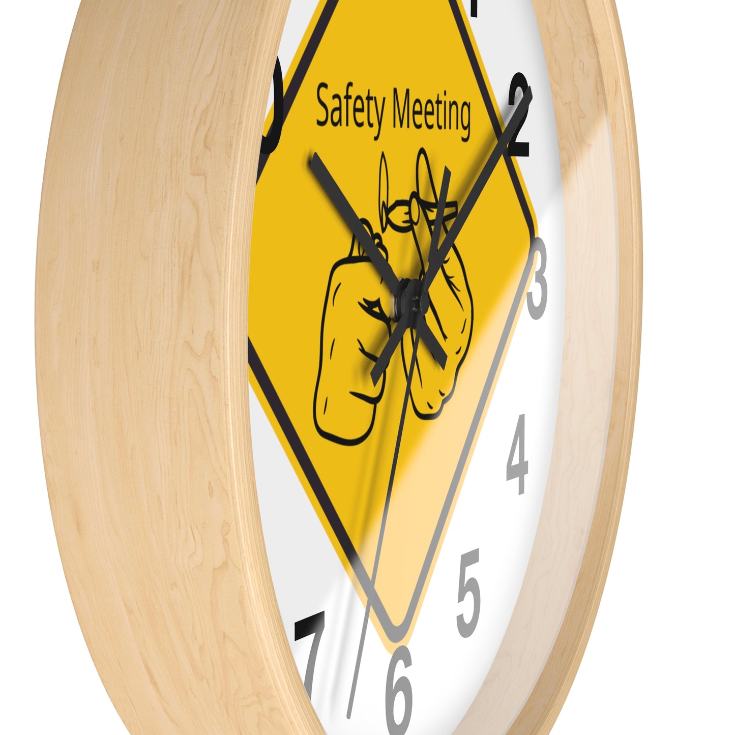 Ts1st LLC – "Safety Meeting" Wall Clock: A Must-Have for the 420 Community