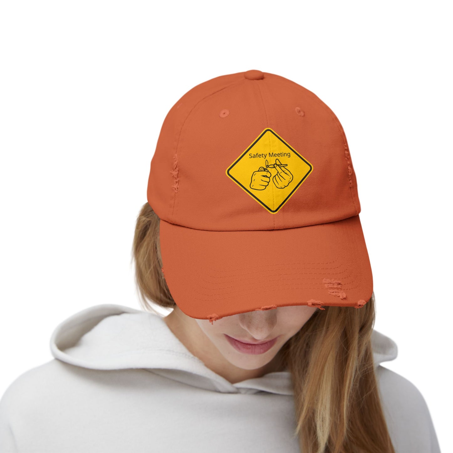 Distressed Hats: Safety Meeting design - Ts1st