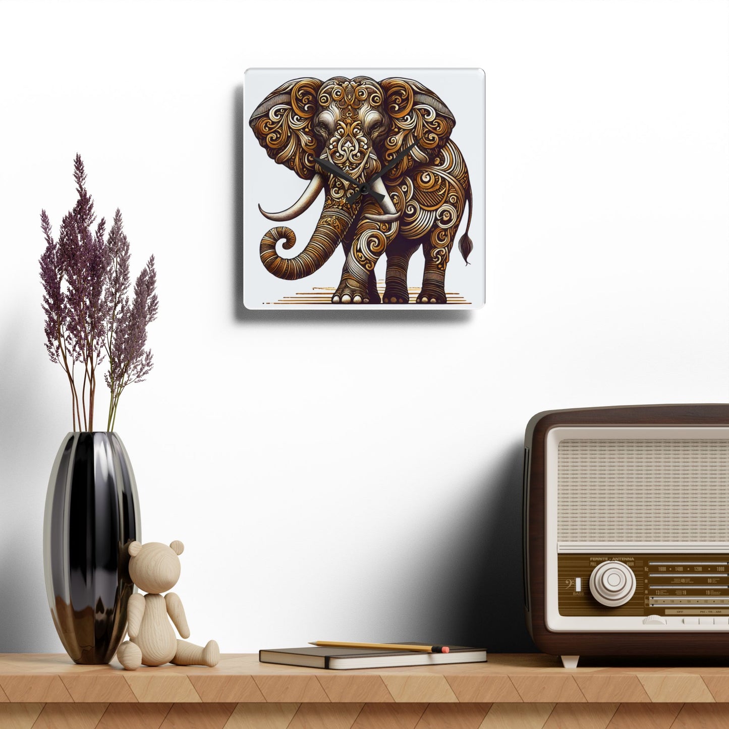 Elephant - Wall Clock - Designed By Ts1st