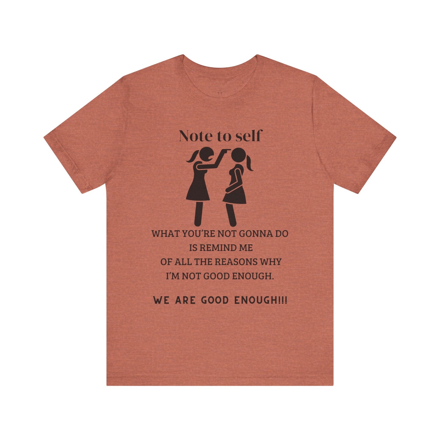 Ts1st You Are Enough Unisex Jersey Short Sleeve Tee