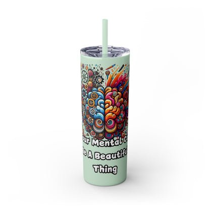 Skinny Tumbler with Straw, 20oz