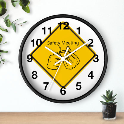 Ts1st LLC – "Safety Meeting" Wall Clock: A Must-Have for the 420 Community