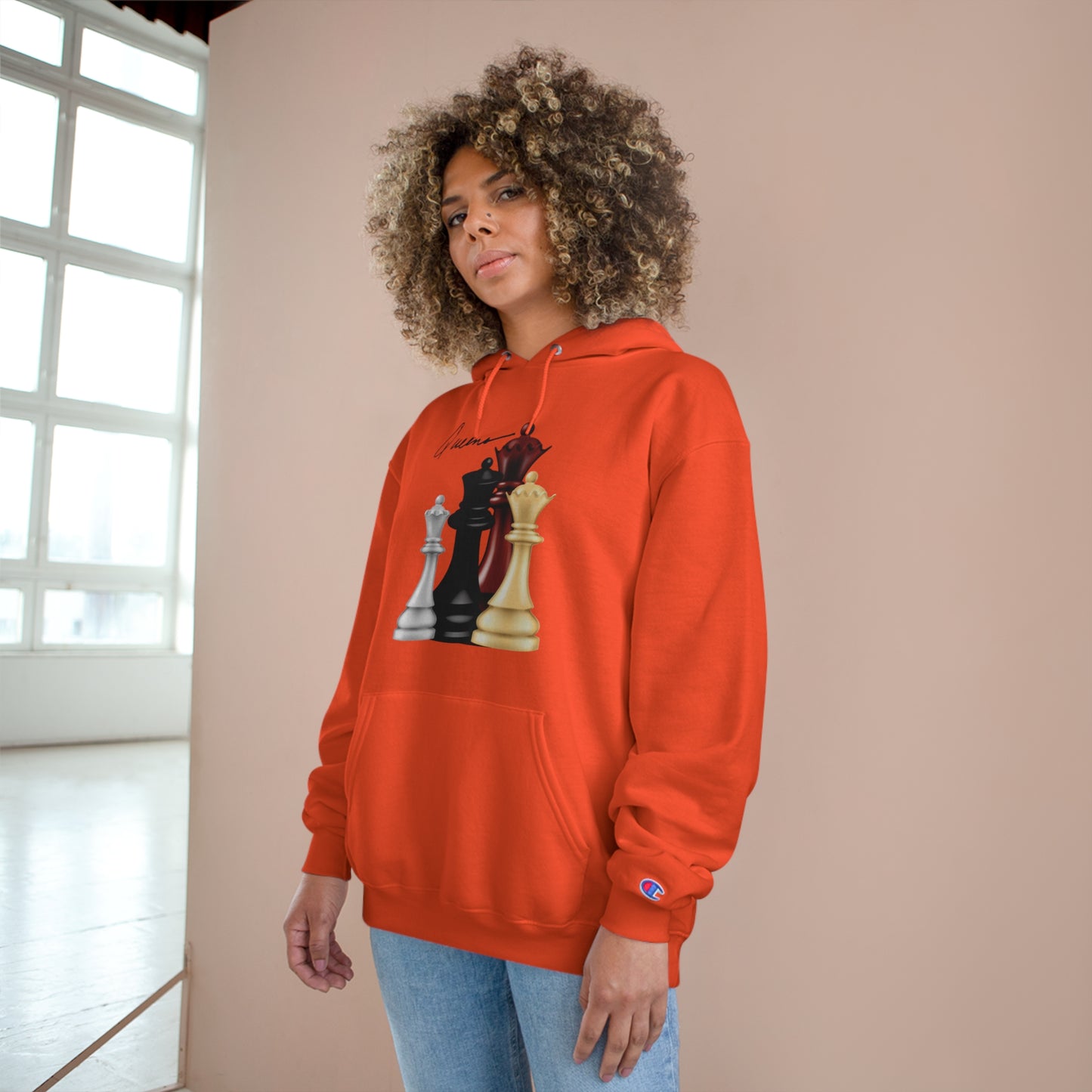 Queens Design Champion Hoodie By Ts1st Shop