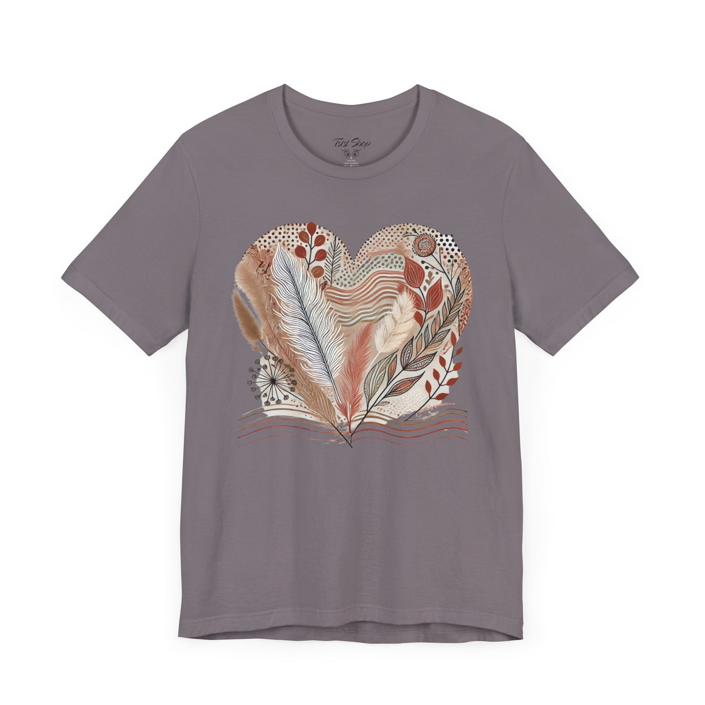 Boho Heart Unisex Jersey Tee – Comfy Vibes for Everyday - By Ts1st Shop