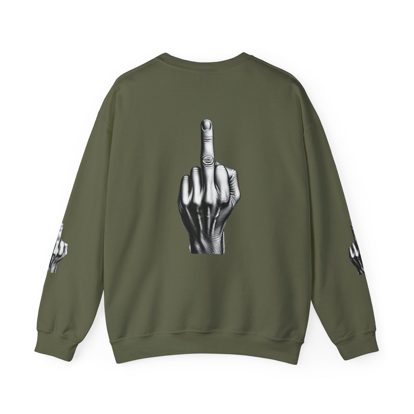 Middle Finger Graphic Unisex Crewneck Sweatshirt - Ts1st