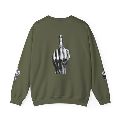 Middle Finger Graphic Unisex Crewneck Sweatshirt - Ts1st