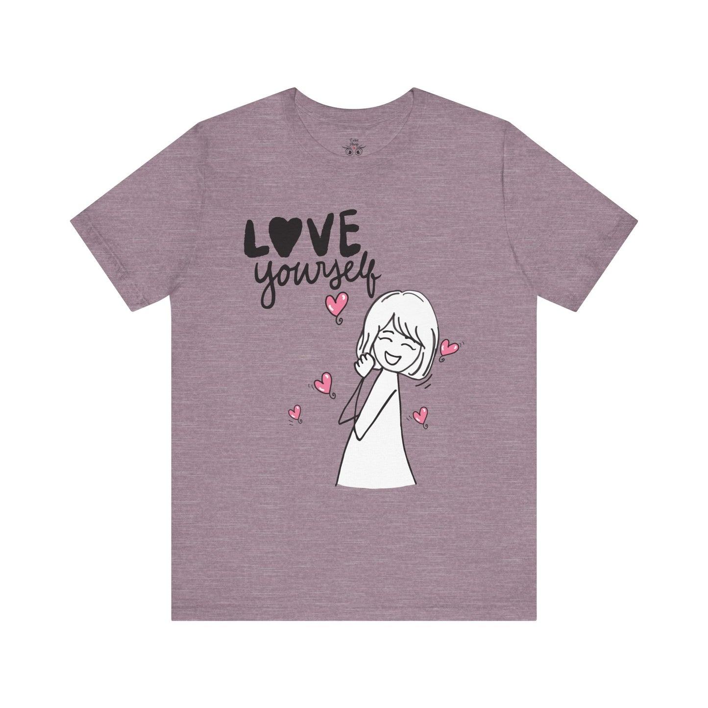 "Love Yourself" Graphic Tee – Classic Unisex Valentine’s Edition - By Ts1st Shop