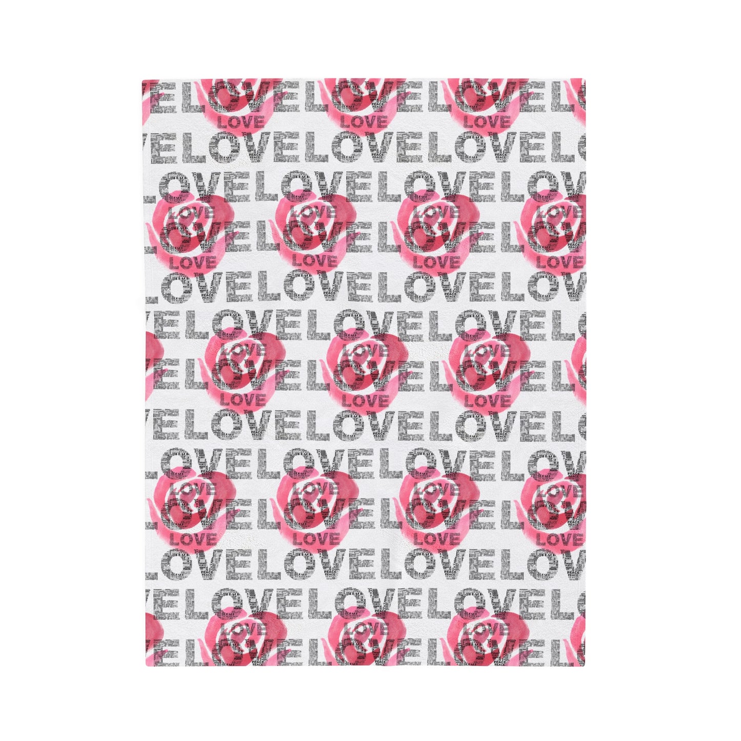 Cozy Valentine's Day Love Print Blanket – The Perfect Gift of Warmth - By Ts1st