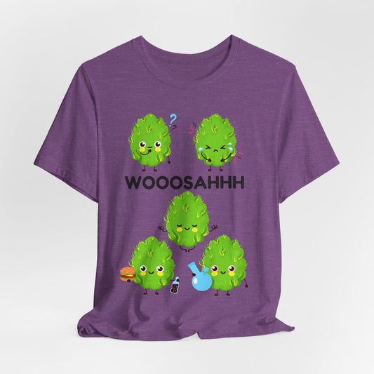 WOOSAHHH 420 Friendly Unisex Jersey Short Sleeve Tee