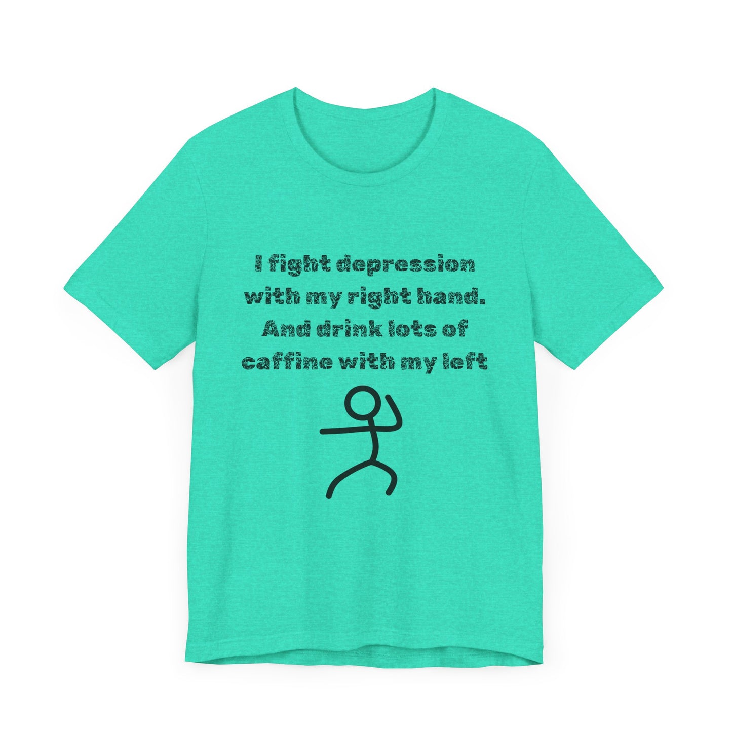 Humorous Mental Health Shirt for Coffee Lovers – Unisex Graphic Tee