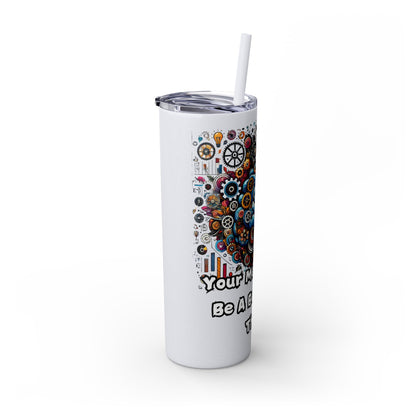 Skinny Tumbler with Straw, 20oz